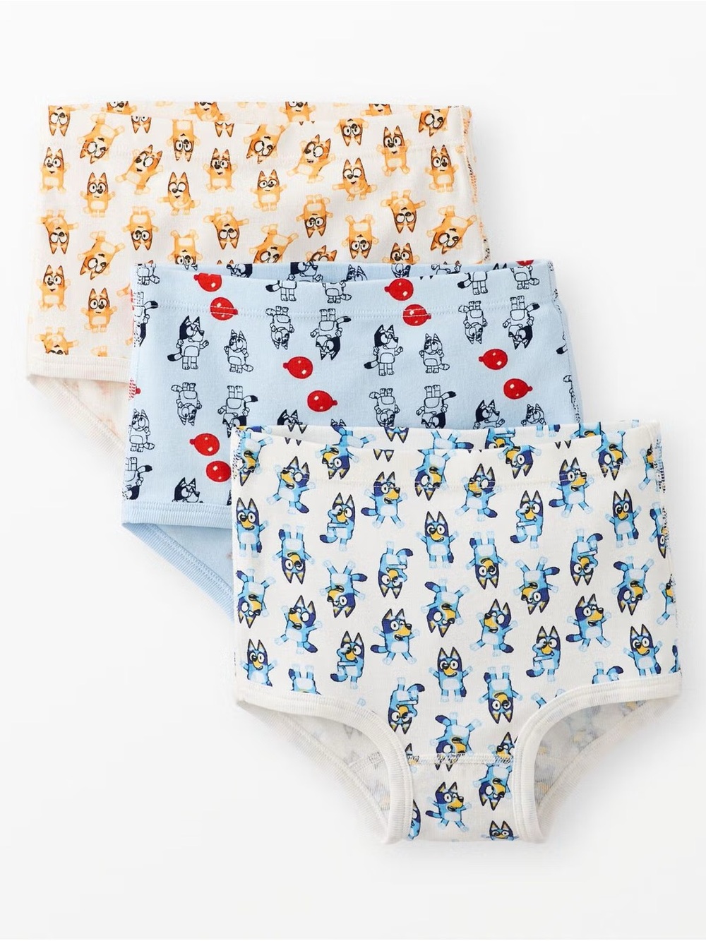 3-Pack Bluey Organic Cotton Classic Underwear